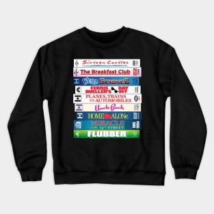 John Hughes Cassete Movie  Retro Crewneck Sweatshirt